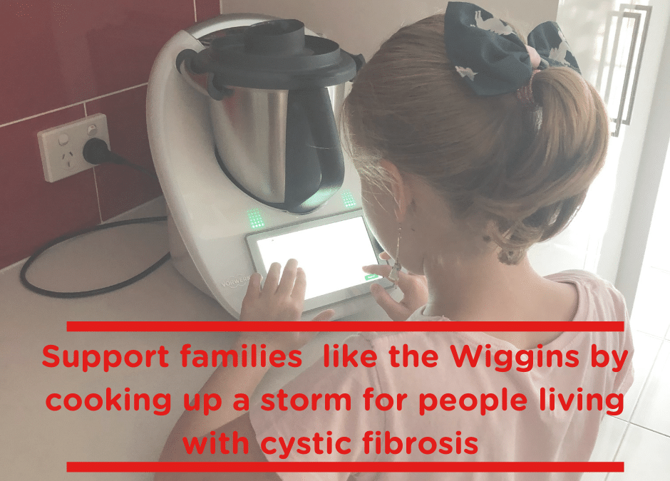 Support families like the Wiggins by cooking up a storm for people living with cystic fibrosis