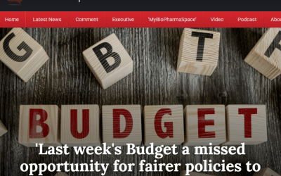 ‘Last week’s Budget a missed opportunity for fairer policies to support not-for-profits’